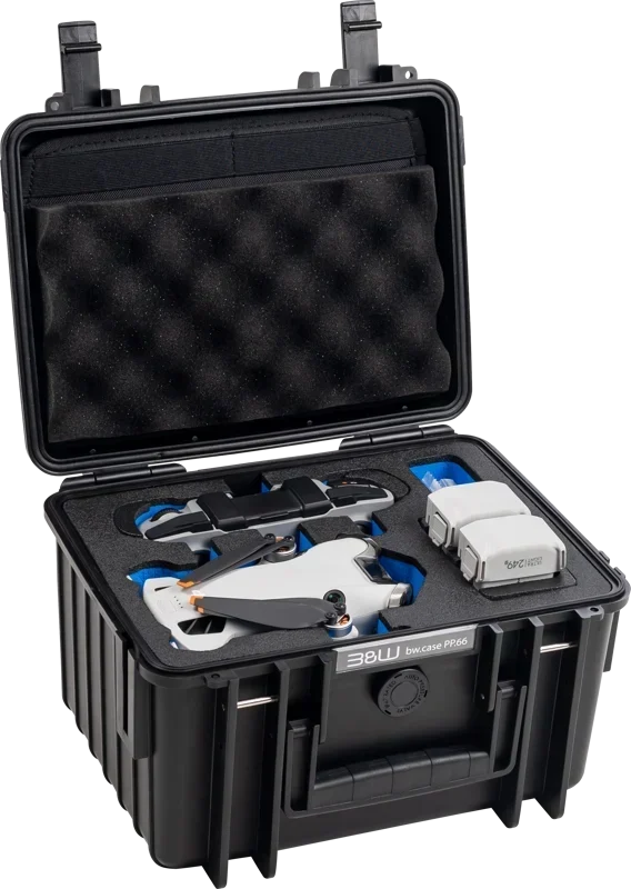 BW Outdoor Cases Type 2000 DJI Mini 4 Pro jaoks / Must