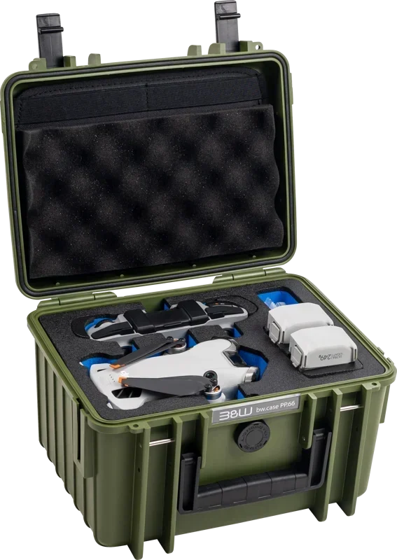 BW Outdoor Cases Type 2000 DJI Mini 4 Pro jaoks / Pronksroheline