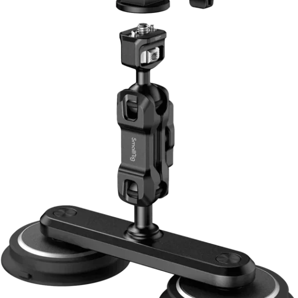 SmallRig 4467 Dual Magnetic Suction Cup Mounting Support Kit for Action Cameras