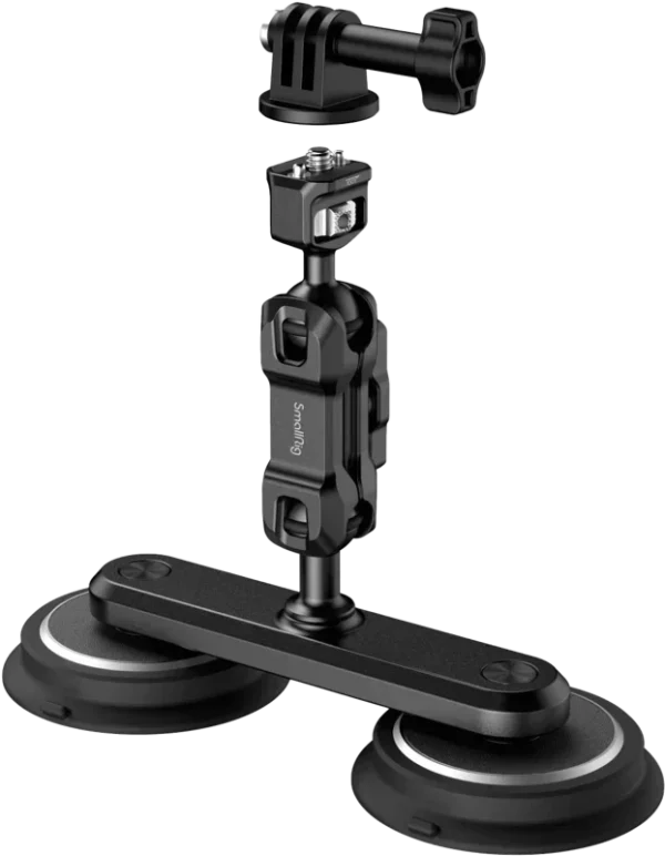 SmallRig 4467 Dual Magnetic Suction Cup Mounting Support Kit for Action Cameras