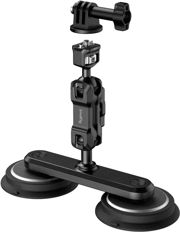 SmallRig 4467 Dual Magnetic Suction Cup Mounting Support Kit for Action Cameras
