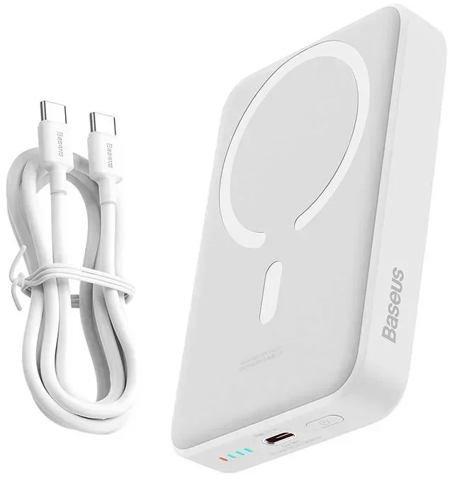 BASEUS Magnetiline Mini Toitepank 10000mAh 30W Valge OS