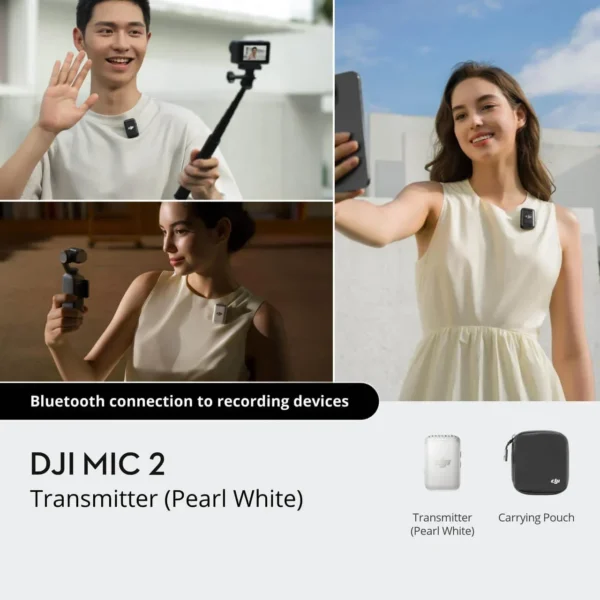 DJI Mic 2 Transmitter (Pearl White)