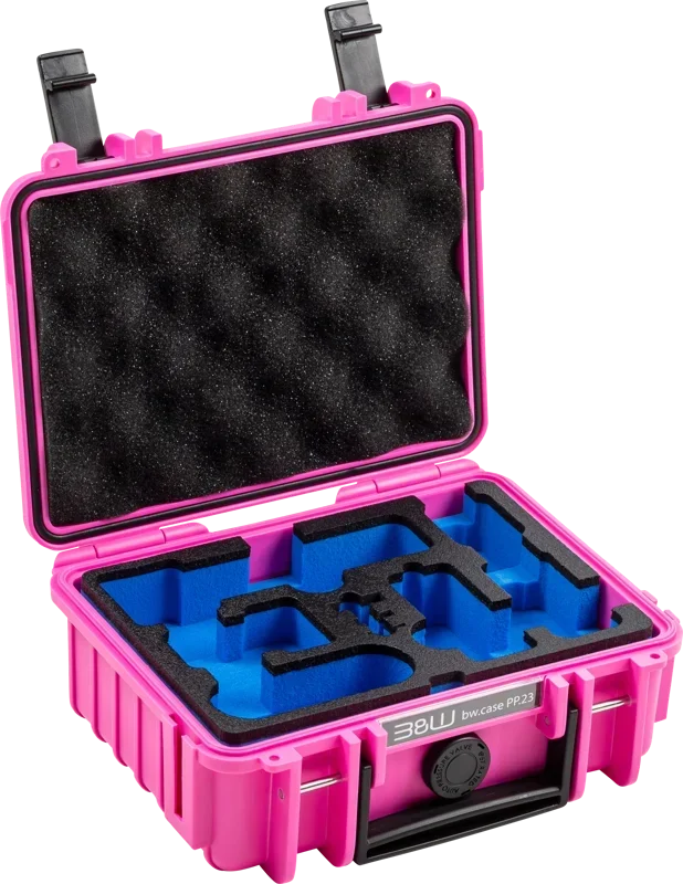 B&W Cases Type 500 for DJI Osmo Pocket 3 Creator Combo, Pink