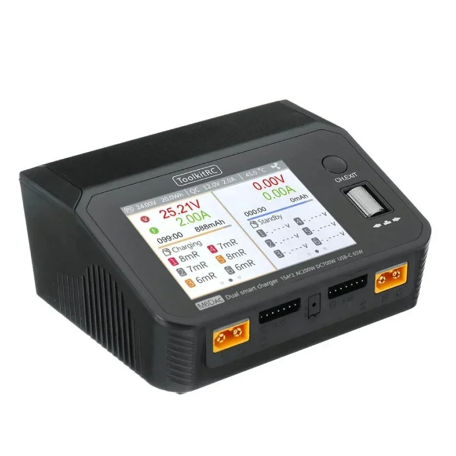 ToolkitRC M6DAC Dual Smart Laadija