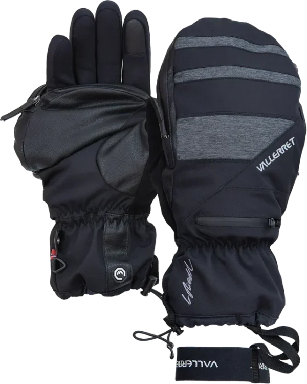 Vallerret Skadi Zipper Mitt LRS: Black XL