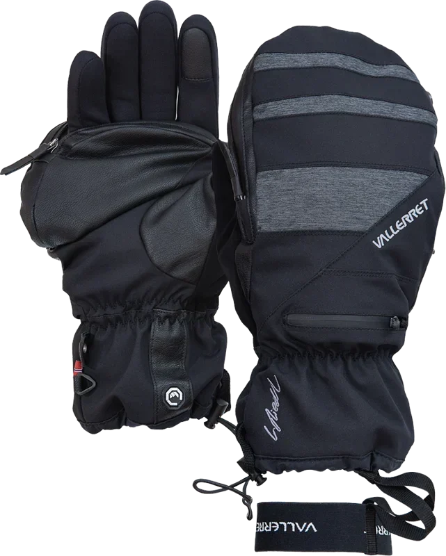 Vallerret Skadi Zipper Mitt LRS: Black XL