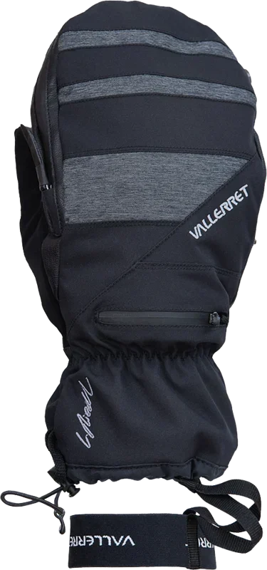 Vallerret Skadi Zipper Mitt LRS: Black XL