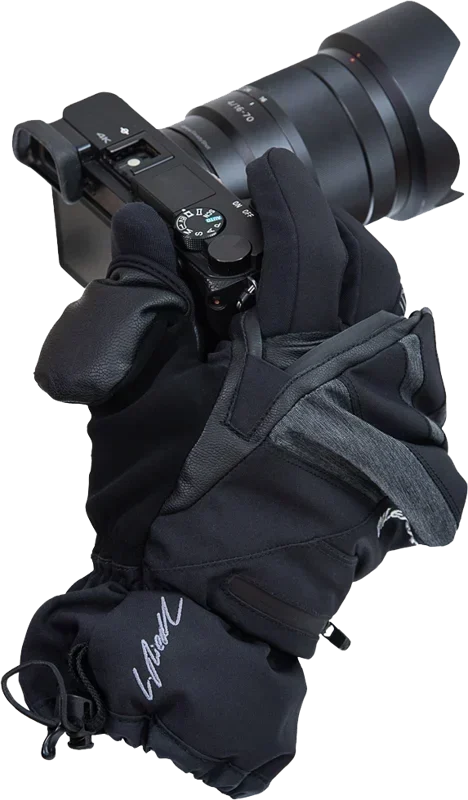 Vallerret Skadi Zipper Mitt LRS: Black XL