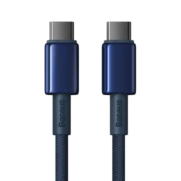 Baseus Tungsten Charging Cable USB-C to USB-C 100W 2m, Blue
