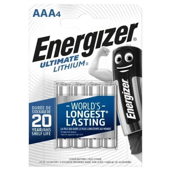 Energizer Ultimate Lithium AAA 4 pack