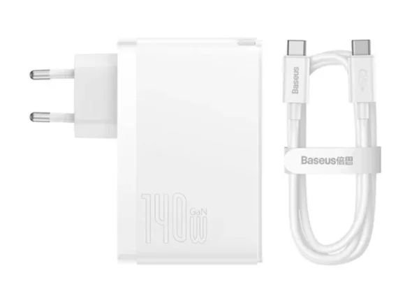 Baseus Seinalaadija 140W Valge