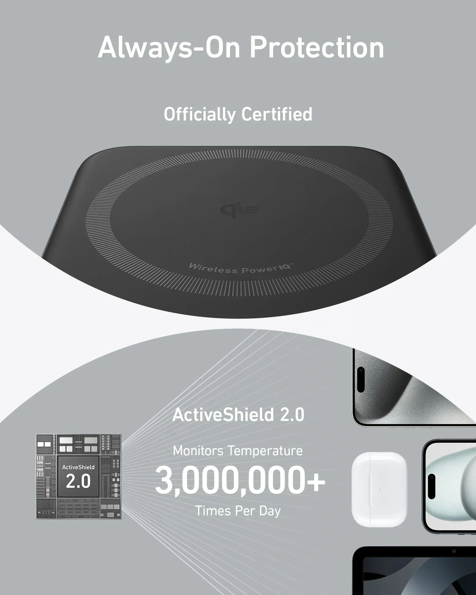 Anker 633 MagGo magneetiline akupank 10 000 mAh (must)