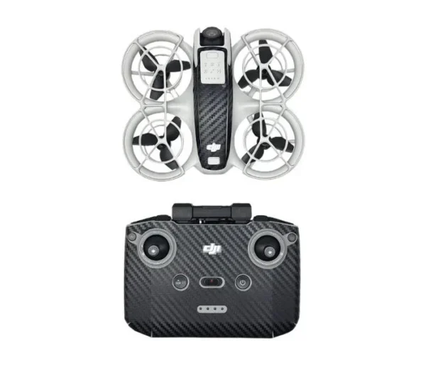Carbon Fiber Style Decal for DJI NEO Color : Black