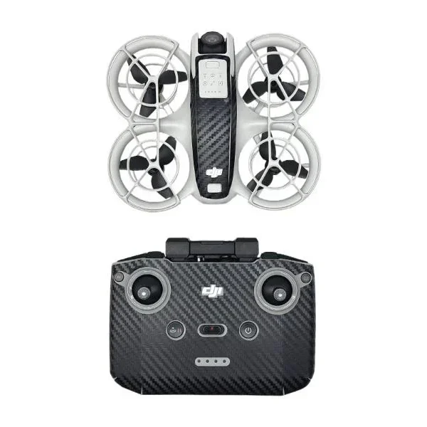 Carbon Fiber Style Decal for DJI NEO Color : Black