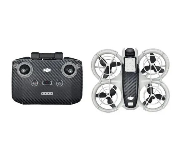 Carbon Fiber Style Decal for DJI NEO Color : Black