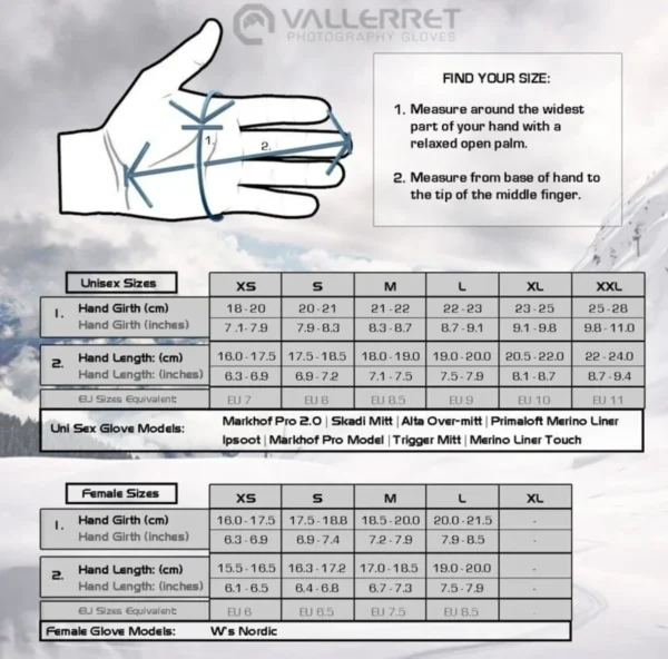Vallerret – Urbex Photography Gloves, Brown/S