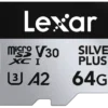 Lexar microSDXC Silver Plus 1066x UHS-I/U3/A2/4K R205/W150 (V30) 64GB