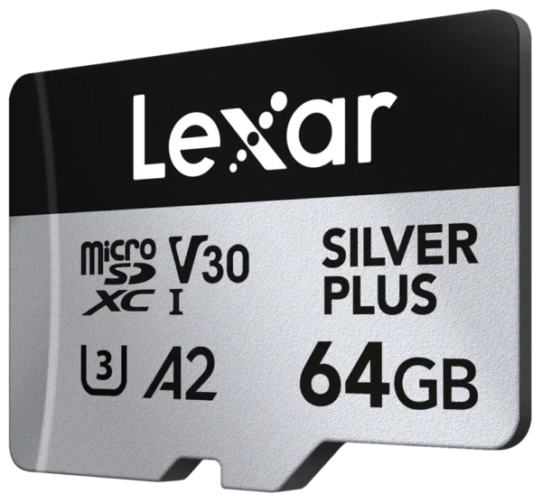 Lexar microSDXC Silver Plus 1066x UHS-I/U3/A2/4K R205/W150 (V30) 64GB