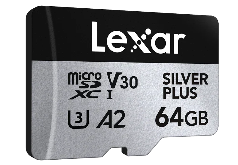 Lexar microSDXC Silver Plus 1066x UHS-I/U3/A2/4K R205/W150 (V30) 64GB