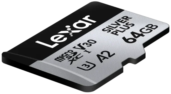 Lexar microSDXC Silver Plus 1066x UHS-I/U3/A2/4K R205/W150 (V30) 64GB