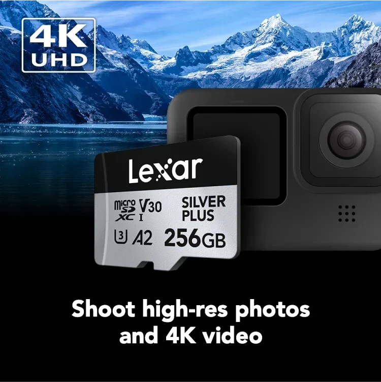 Lexar microSDXC Silver Plus 1066x UHS-I/U3/A2/4K R205/W150 (V30) 256GB